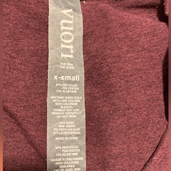 Vuori heathered plum Leggings XS - Picture 5 of 5